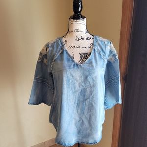 🎁 Mur Mur Jean Blue Blouse